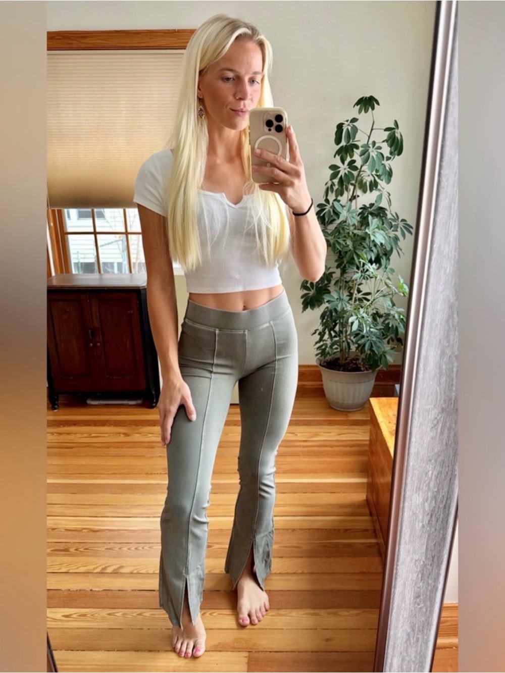 Green wild fable pants